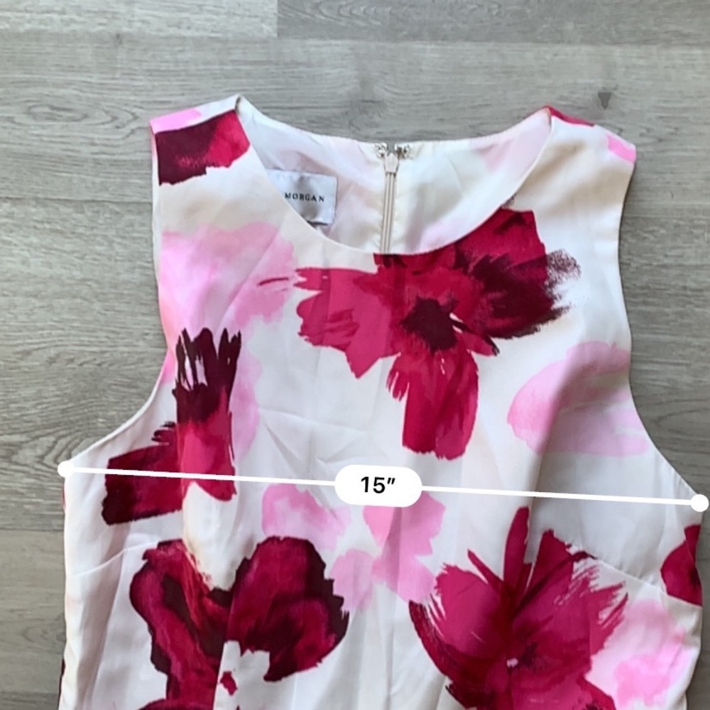 Donna Morgan Fit and Flare Spring Dress 8 - Picture 8 of 9